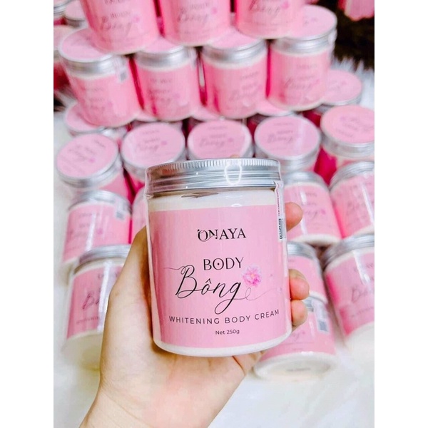 Kem Body Bông Onaya Trắng Da hũ 250gr