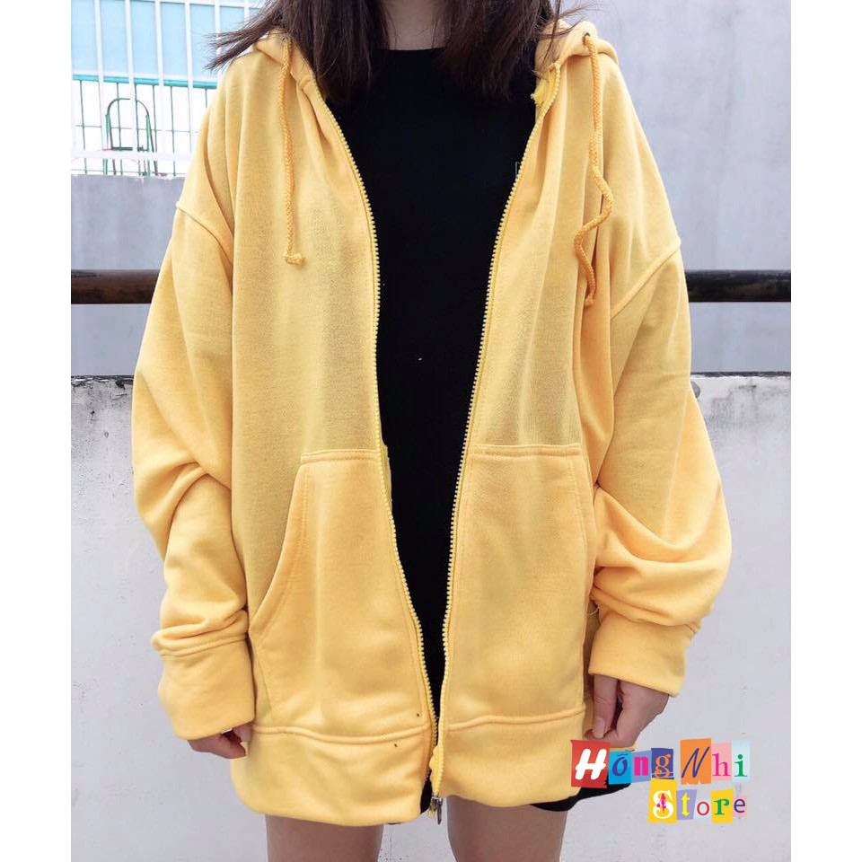 ÁO HOODIE ZIP UNISEX - HOOODIE DÂY KÉO DÁNG RỘNG - MM