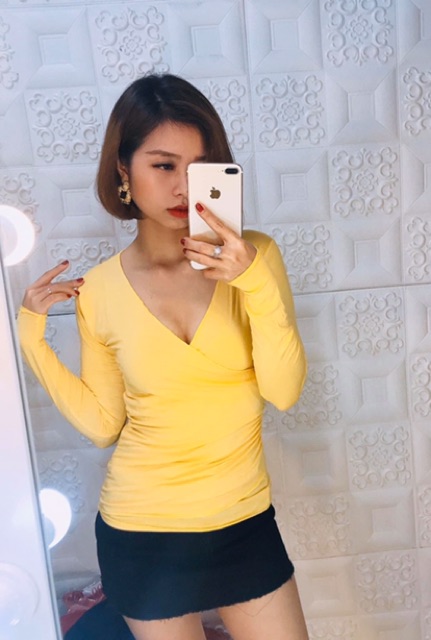 ÁO THUN CỔ ĐẮP CHÉO