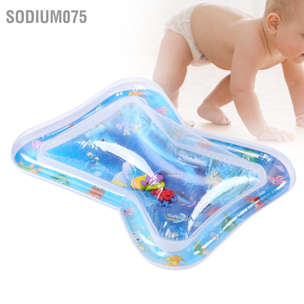 Sodium075 Em bé di động Thảm chơi phim hoạt hình vật biển Mô có thể gập lại được trò cho trẻ sơ sinh