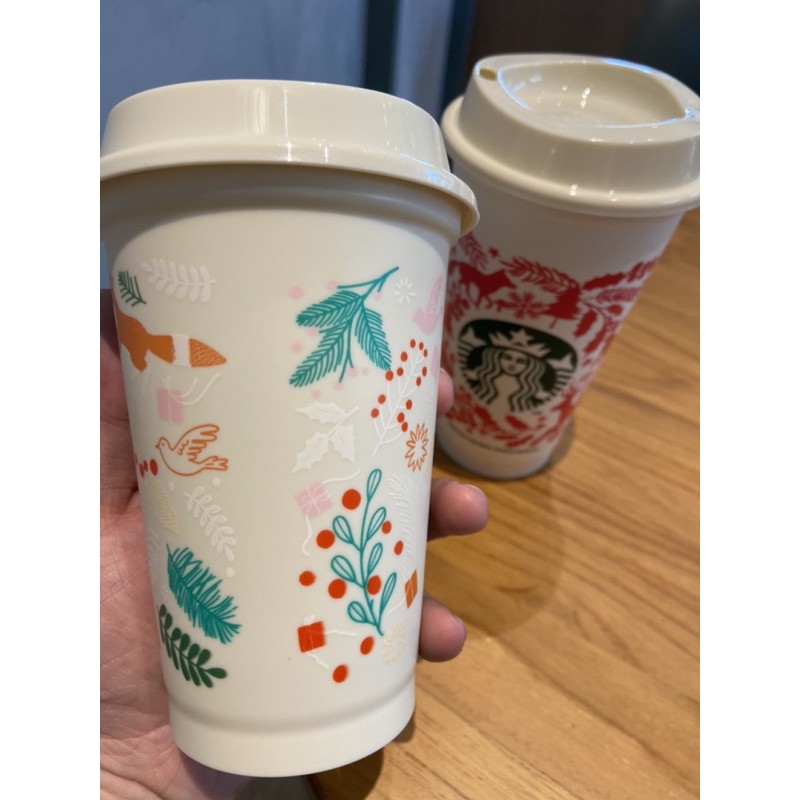 Topper Reuseable Giáng Sinh Starbuck 2020