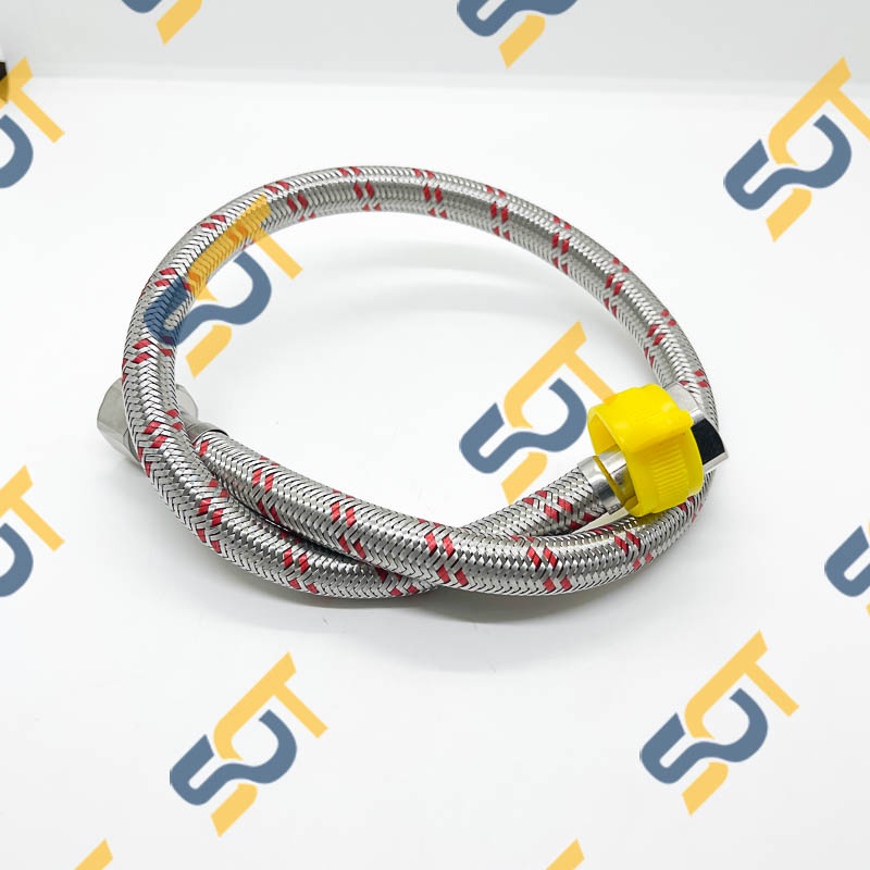 Dây Nóng Lạnh, Dây Cấp Nước Bình Nóng Lạnh Chịu Nhiệt Cao Lắp Đặt Máy ARISTON, PANASONIC Chân Ren 21