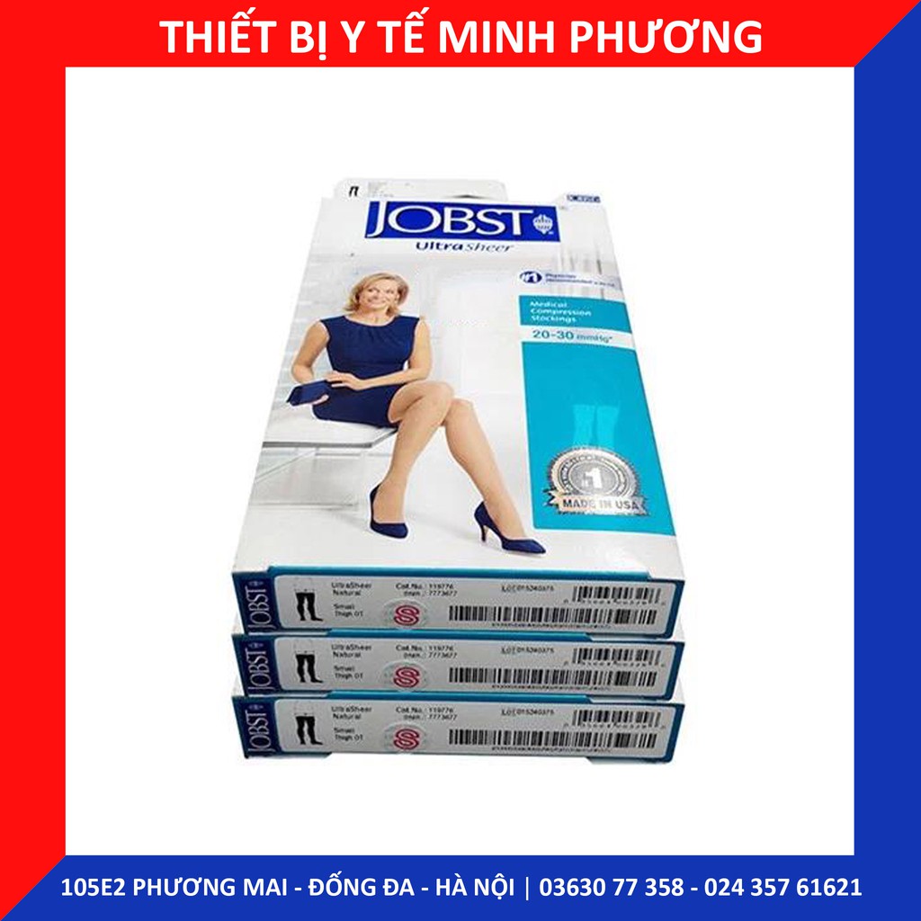 Vớ đùi - vớ gối y khoa cao cấp, siêu mỏng thương hiệu JOBST ULTRASHEER