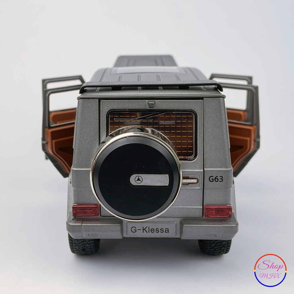 Xe đồ chơi mô hình sắt Mercedes-AMG G63 G-Klessa TẶNG KÈM BIỂN SỐ tỉ lệ 1:24