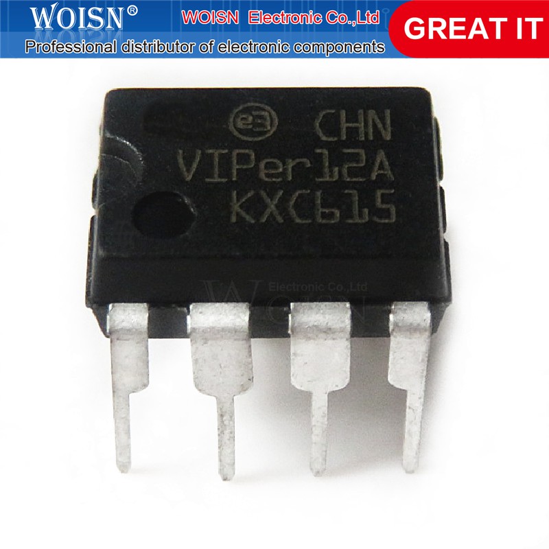 Set 10 linh kiện điện tử chip Viper12A Viper12 Dip-8