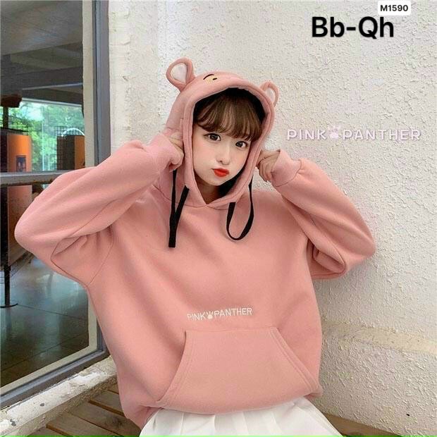 Áo nón bé gái, áo hoodie, áo có mũ 013575