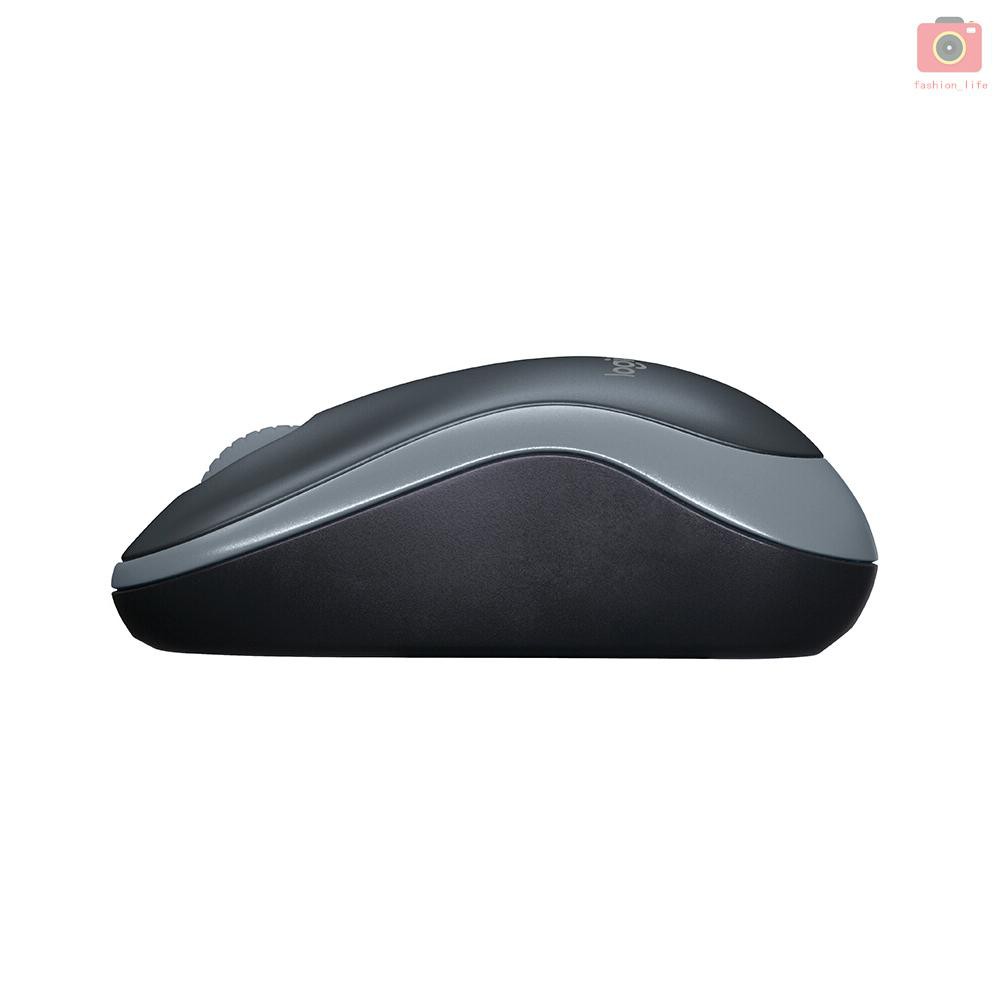 Chuột không dây logitech m185 2.4g màu xám không gây ồn cao cấp