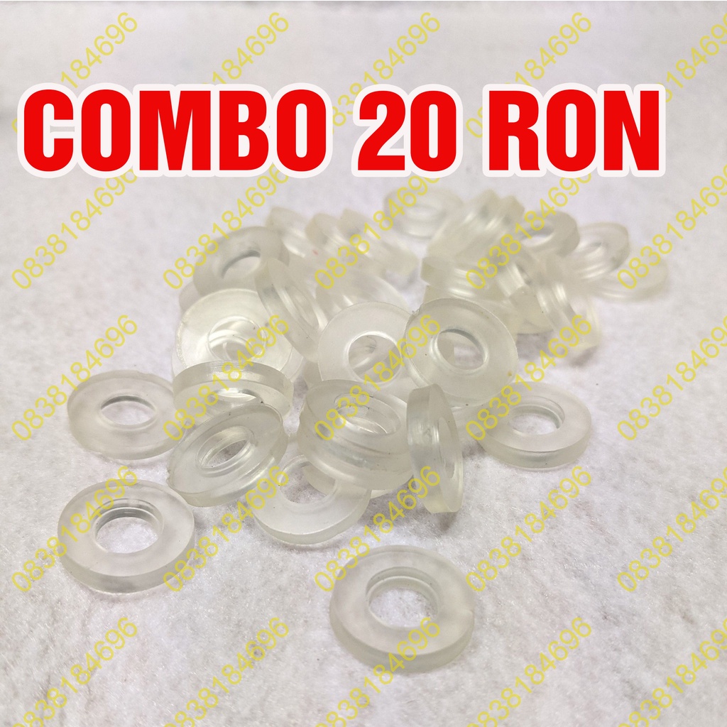 Combo 20 ron cao su dùng cho dây xịt , dây sen, GIOĂNG CAO SU, RON CAO SU DÂY CẤP, ZOĂNG DÂY BÁT SEN, D18mm