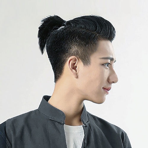 Tóc giả ngắn nhuộm màu tự nhiên thời trang cho nam