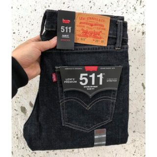 Quần jean nam Form slim- màu đen muối tiêu