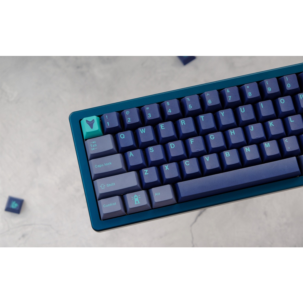 GMK Hammerhead Shark Keycaps, 129 phím PBT Keycaps Cherry Profile DYE
