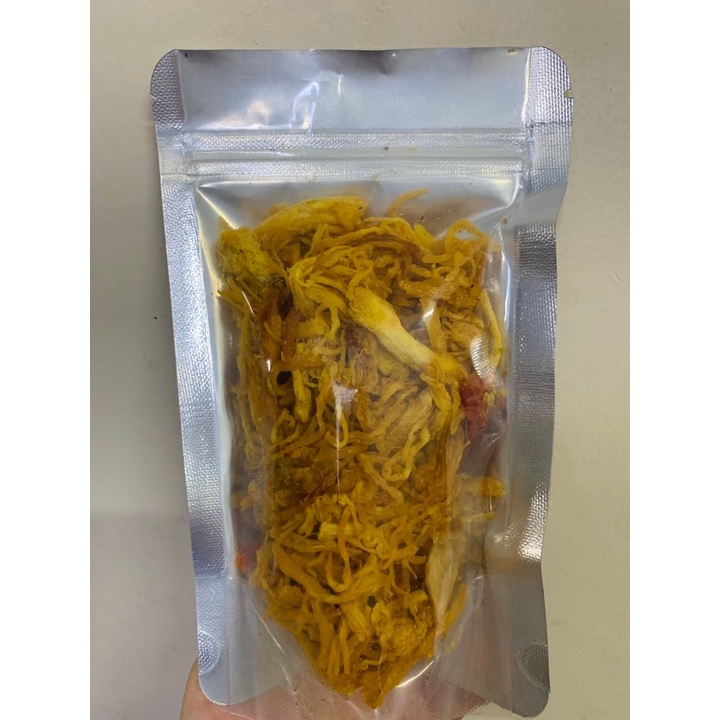 100g KHÔ GÀ LÁ CHANH  XÉ SỢI SIÊU GHIỀN