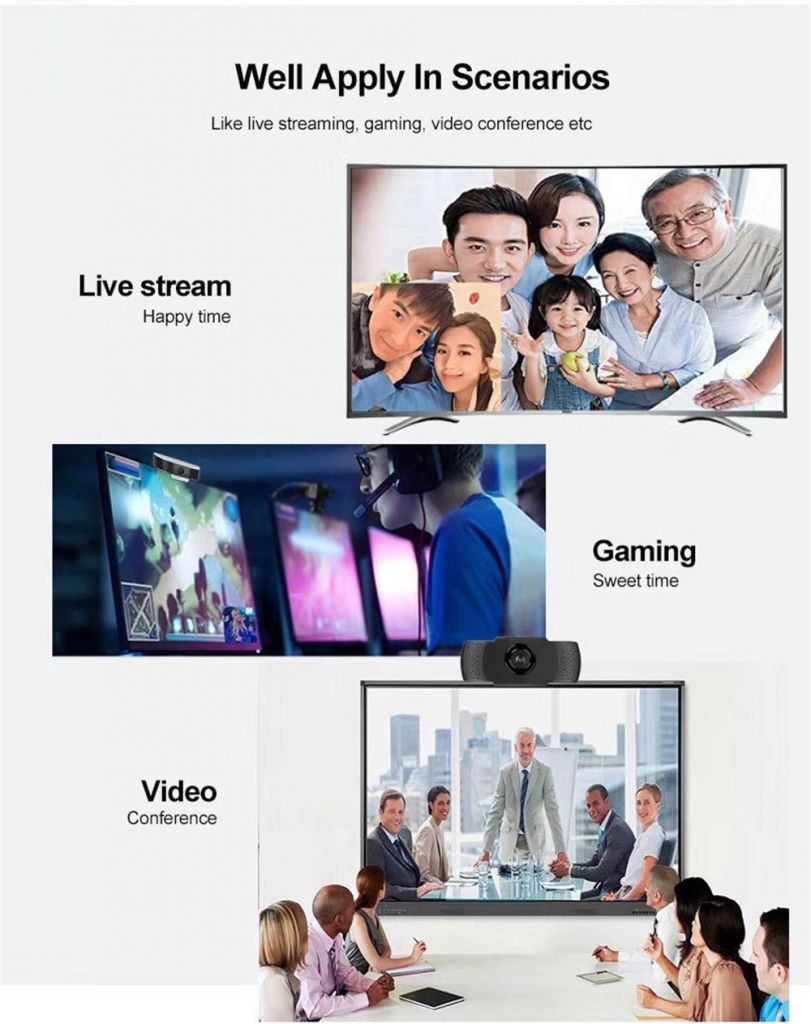 Webcam Máy Tính 480p / 720p / 1080p Hd Usb Tích Hợp Micro | BigBuy360 - bigbuy360.vn