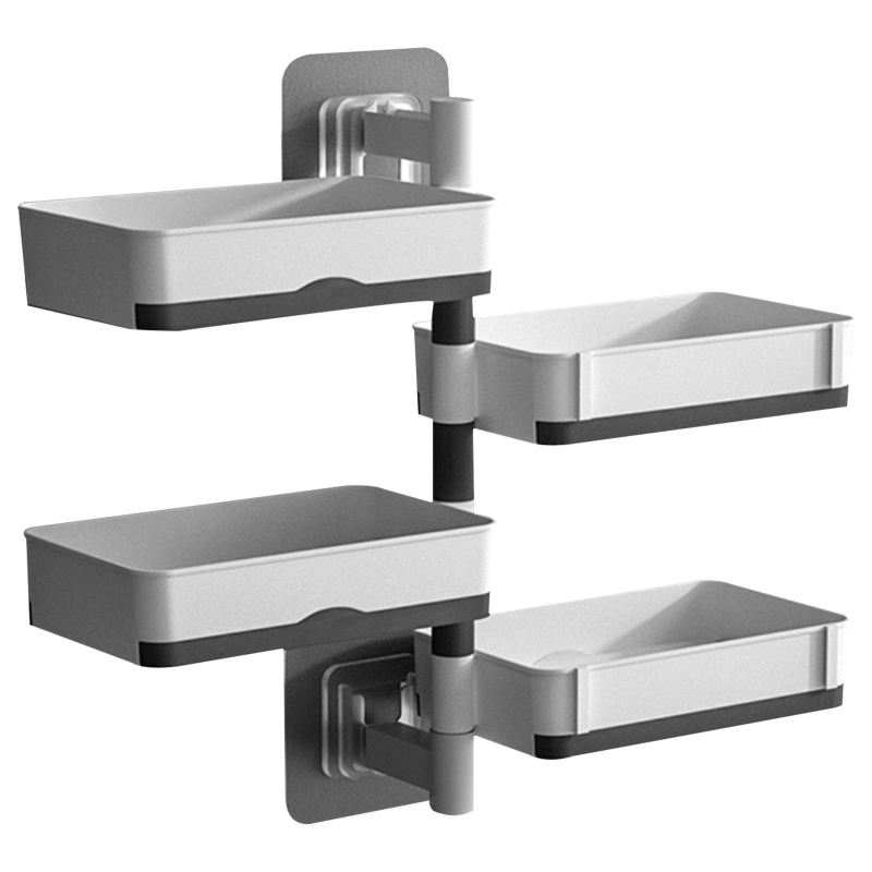 Giá Đỡ Xà Phòng 4 Tầng Gắn Tường Nhà Tắm Tiện Lợi