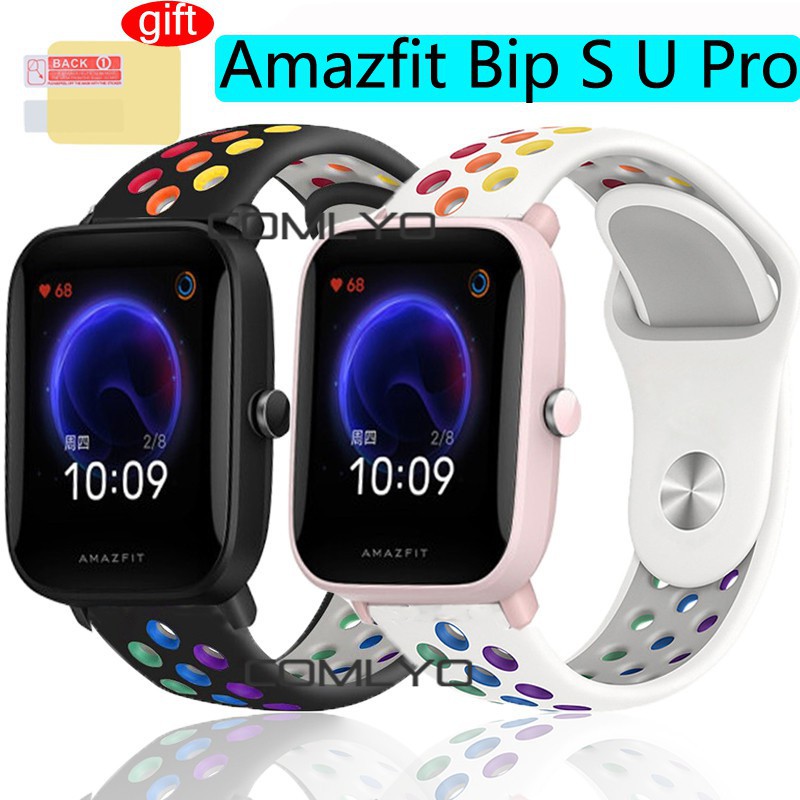 Dây Đeo Silicon Thay Thế Cho Đồng Hồ Thông Minh Amazfit Bip U Pro