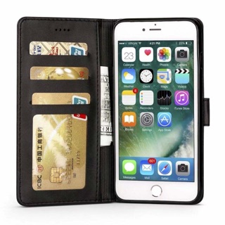 BAO DA KIÊM VÍ ĐỰNG MINI CAO CẤP DÀNH CHO IPHONE