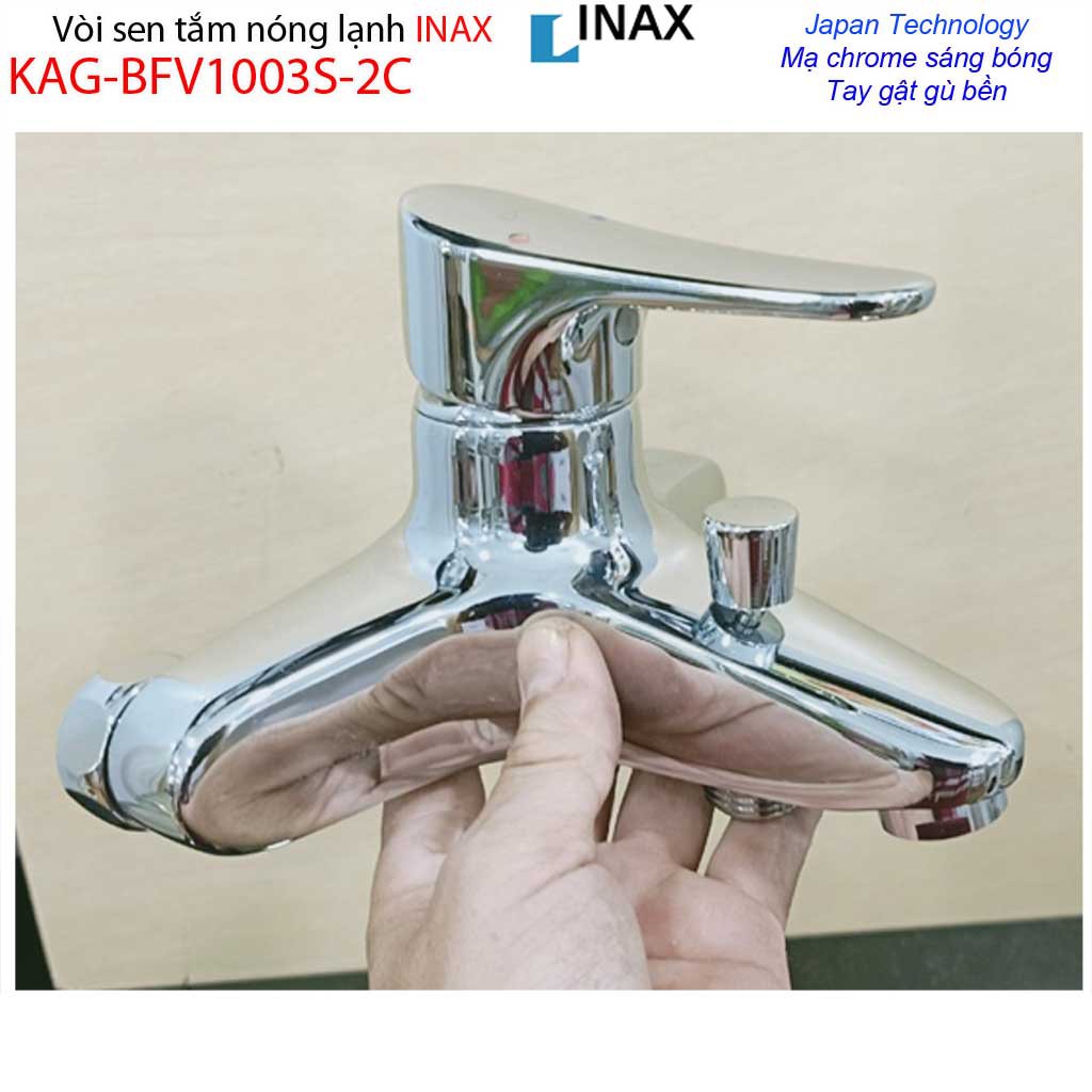 Sales 30% Vòi sen nóng lạnh LInax chính hãng BFV-1003-2C, Sales giá tốt chất lượng tốt Vòi sen tắm LInax