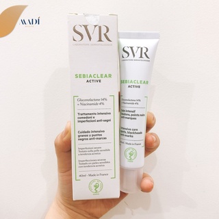 Gel dưỡng làm giảm mụn & dầu nhờn svr sebiaclear active gel 40ml