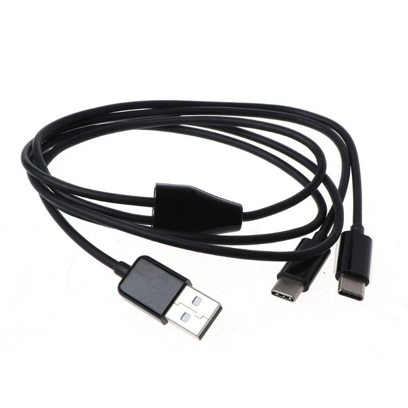 Dây Cáp Sạc Usb 2.0 Type C Đầu Cắm Kép Hình Chữ Y Cho Samsung S10 S9 S8 A50 Xiaomi 9 8 Note 7 Huawei Oneplus