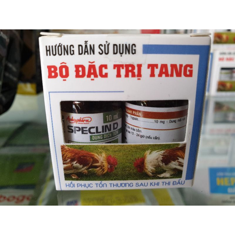 Bộ đặc trị tang gà chọi - tiêu máu bầm, chống viêm, phù nề, phục hồi tổn thương sau thi đấu