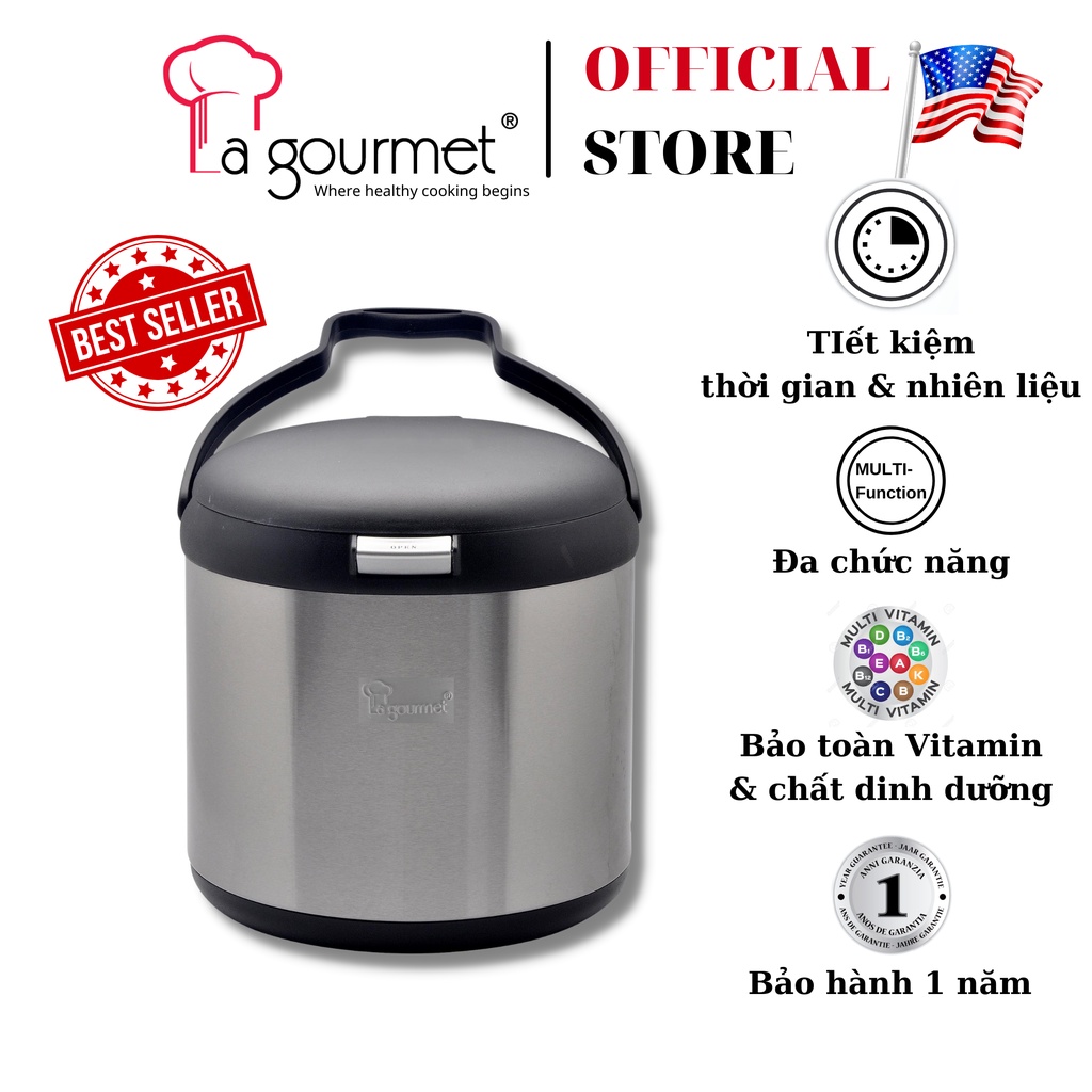 Nồi ủ mềm La gourmet 4.5L (bảo hành 1 năm) - 326065