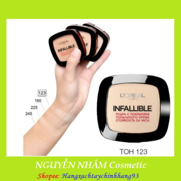 Phấn Phủ Loreal 💖FREESHIP💖 Phấn Phủ L'OREAL Infallible 24h Powder Foundation - Xách Tay