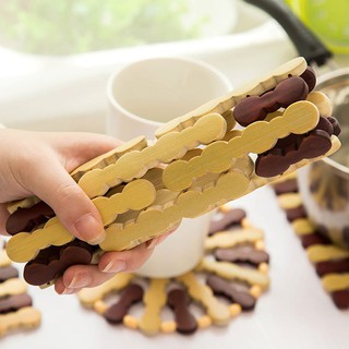 Bộ 3 Miếng Lót Nồi Bằng Gỗ