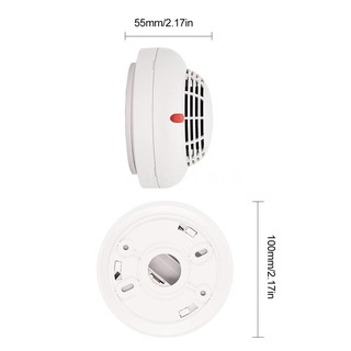 Thiết bị cảm biến dò tìm khói không dây thông minh 433MHz với độ nhạy cao dùng để cảnh báo an toàn