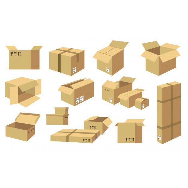 Combo 10 hộp carton size 30x20x10 Thùng Carton Đóng Hàng