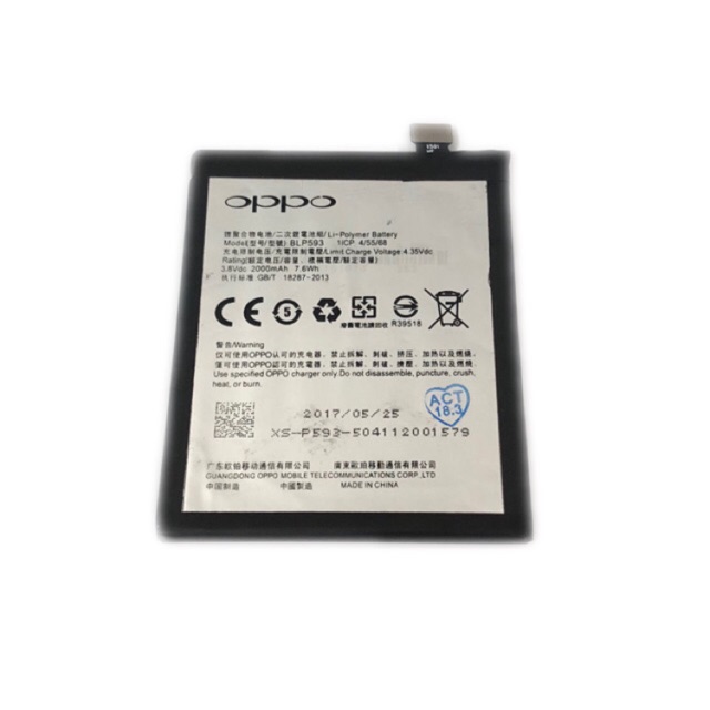 Pin cho Oppo Neo 5 R1201/BLP 593 xịn có bảo hành