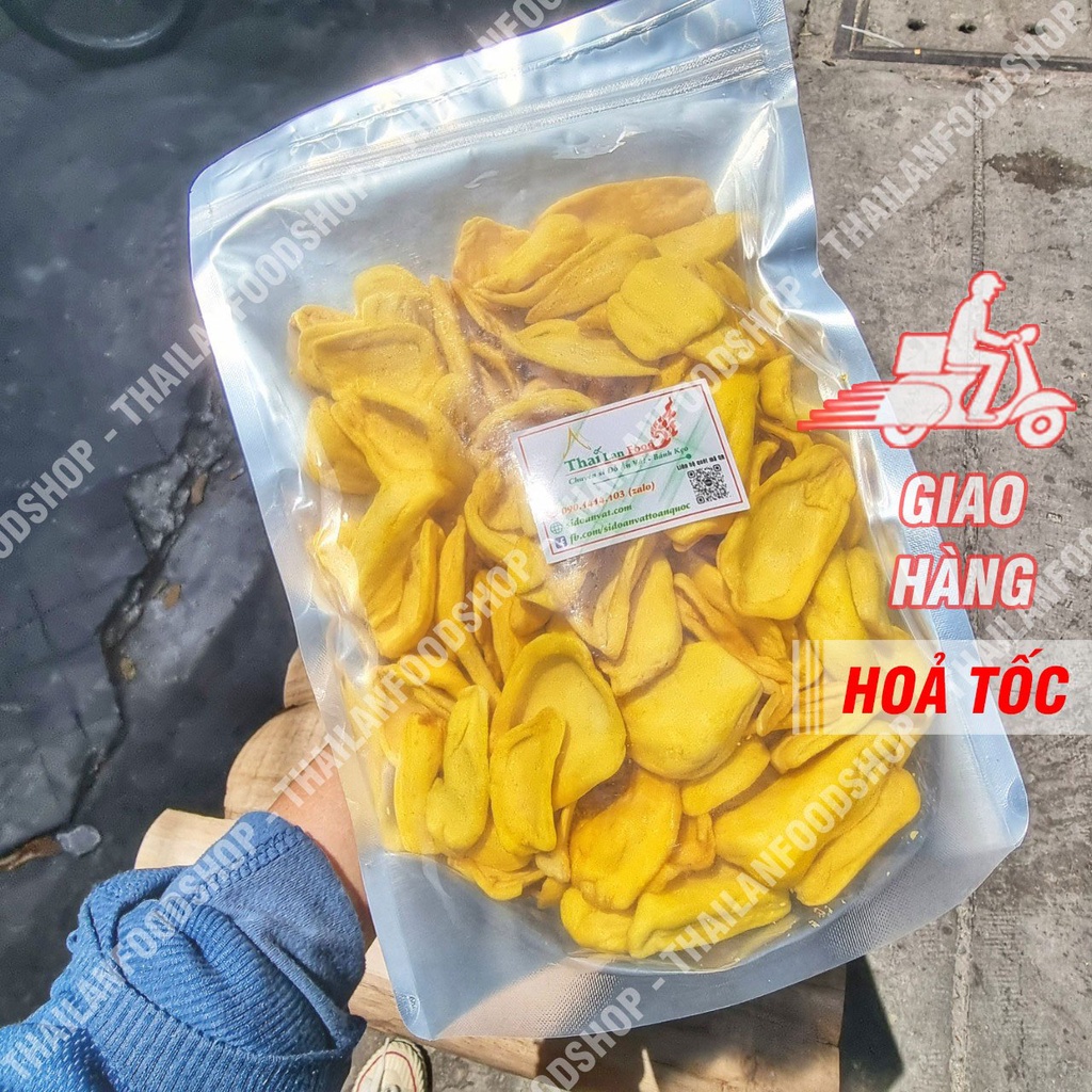 Mít Sấy Nguyên Miếng Siêu Giòn - Túi 500gr