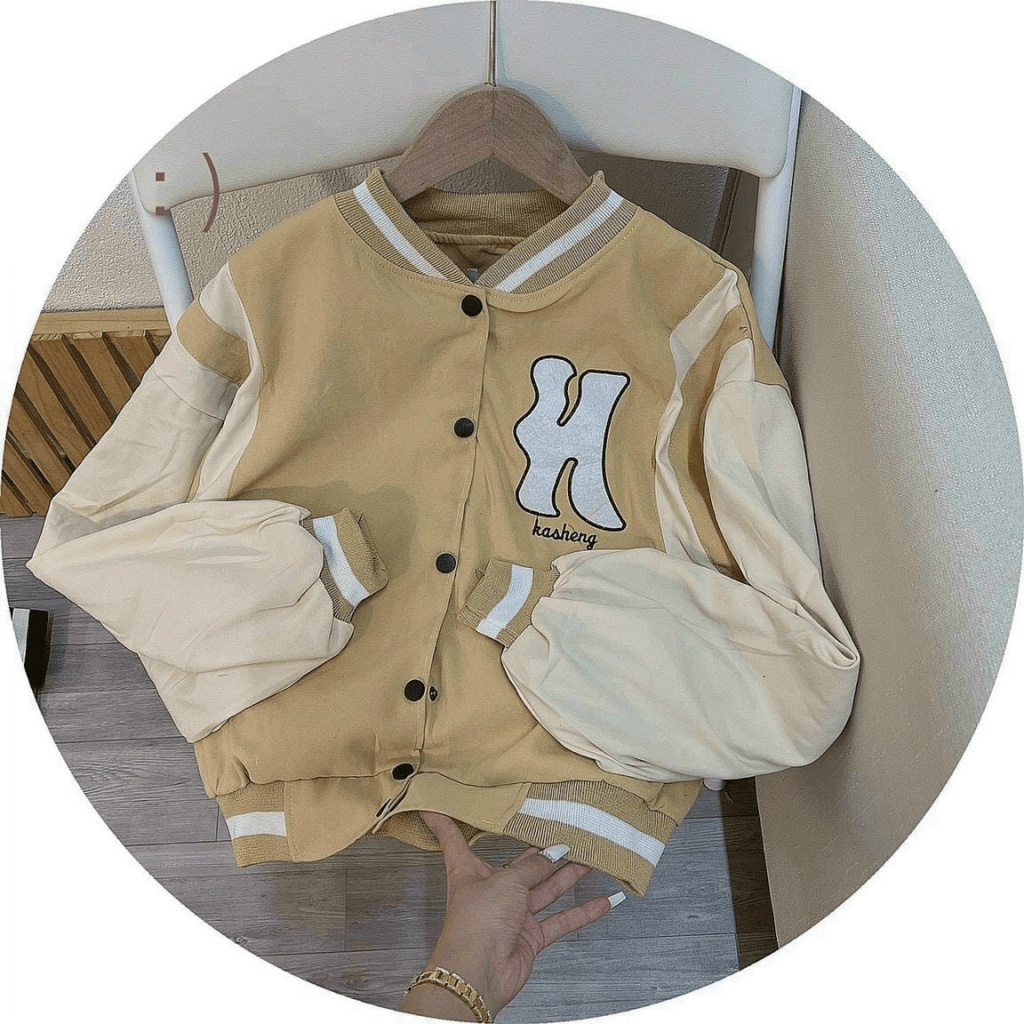 Áo Khoác Nữ Croptop Chất Da Lộn 2 Lớp Lót Dù Có Túi Trong Form Rộng Thời Trang Mới NEW UNISEX