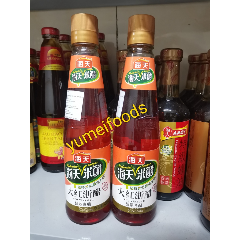 Dấm Hồng Quay Vịt Hải Thiên 450ml - Red Vinegar Haday