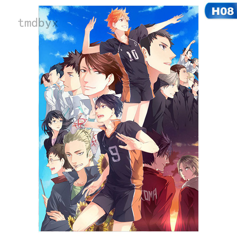 Tmdbyx Áp Phích Treo Tường In Hình Phim Hoạt Hình Haikyuu