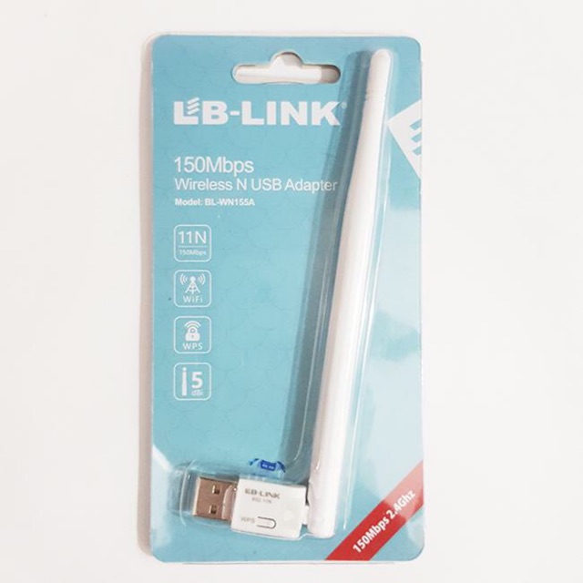Lblink - Usb thu wifi Lblink BL- WN150 có râu - usb kết nối wifi có ăng ten, tăng tốc độ wifi