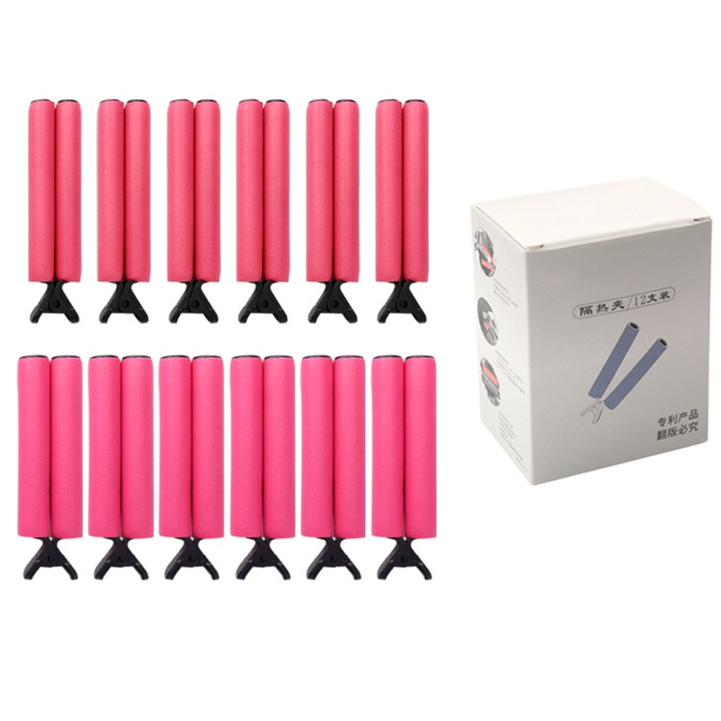 Set 12 Lô Uốn Tóc Xoăn Mềm Mại Linh Hoạt Cho Nữ