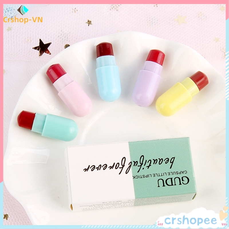 (Hàng Mới Về) Son Môi Chống Thấm Nước Dưỡng Ẩm Thiết Kế Hình Viên Thuốc Con Nhộng Độc Đáo | BigBuy360 - bigbuy360.vn