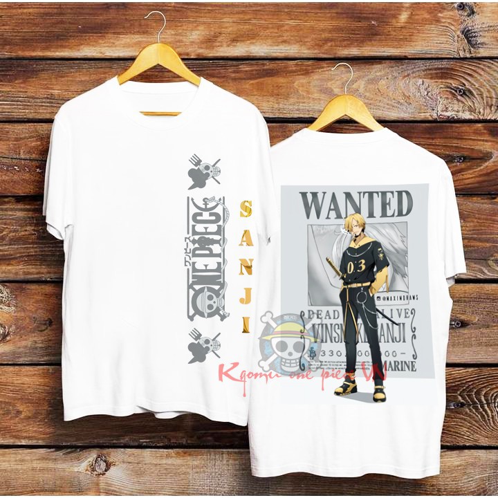 BST Áo phông unisex nam nữ  in hình one piece - luffy - ace zoro ngầu hết nấc