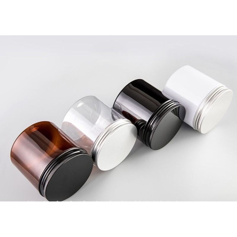 Hủ nhựa chiết mỹ phẩm Đủ Size - Hủ nhựa trong suốt/ hủ nâu 50gr/ 100gr/ 200gr/ 250gr/ 300gr/ 500gr nắp Đen, nhôm,trong