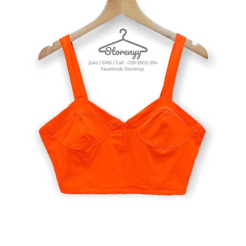 Áo croptop hai dây ôm body F.21 • Storenyy