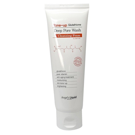 Sữa Rửa Mặt Trắng Da Angel's Liquid Tone Up Glutathione Deep Pore Wash Cleansing Foam 120ml