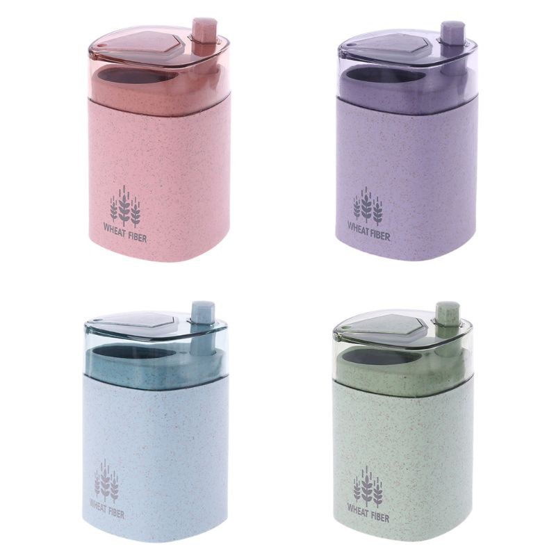 Hũ đựng tăm có nút nhấn tự động tiện dụng