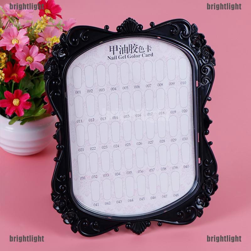 Bảng Đựng Thẻ Màu Hai Mặt 48 Ô Trưng Bày Móng Tay