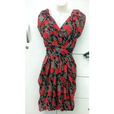 Thanh lý voan hoa tiệc sang lắm giá rẻ size M
