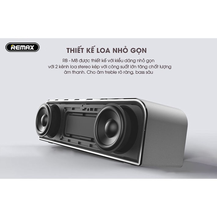 Loa Remax Bluetooth cao cấp RB-M8