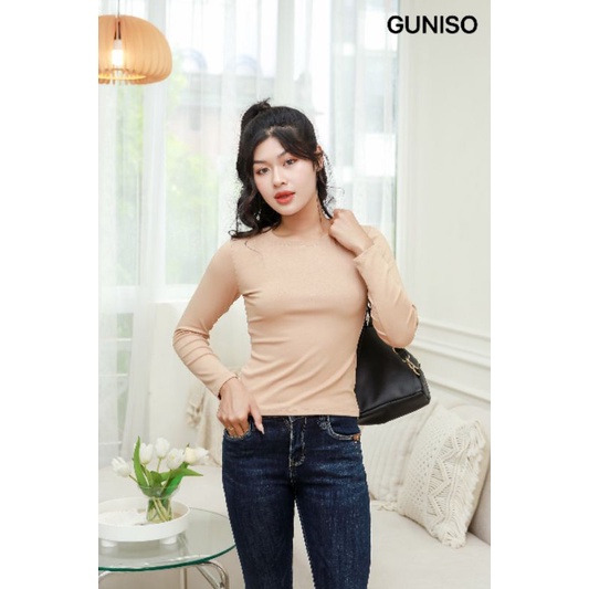 Áo giữ nhiệt nữ cổ cao xuất Nhật GU