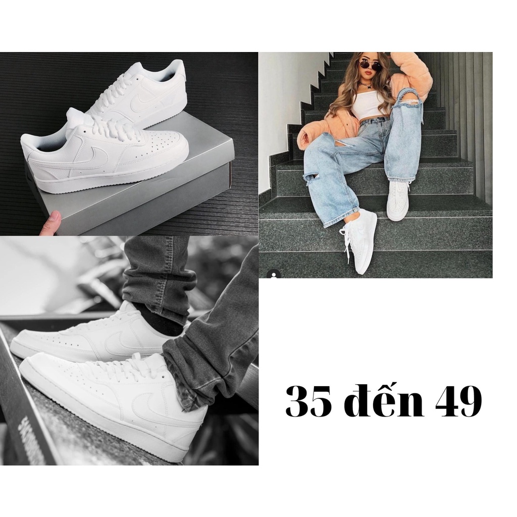 Giày Nike Court Vision Low Trắng Hàng Chính Hãng 100% - DH2987-100