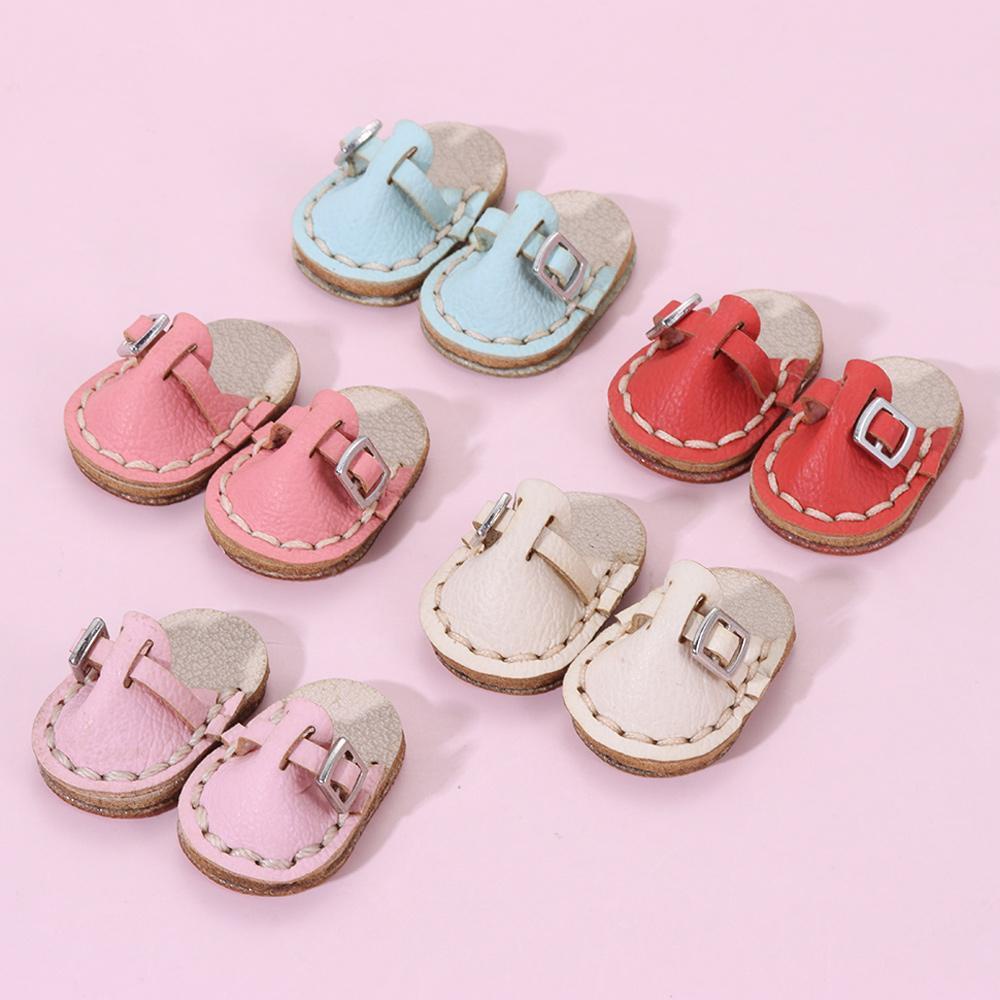 Giày Búp Bê Da Bò Handmade 5 Màu Dễ Thương Xinh Xắn LAYOR1