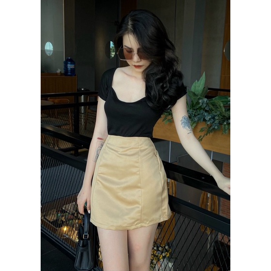 [HOT+ẢNH THẬT] CHÂN VÁY TACTA BÓNG DÁNG CHỮ A ĐỦ SIZE S,M,L CHIZISHOP CẠP CAO NHIỀU MÀU CV400