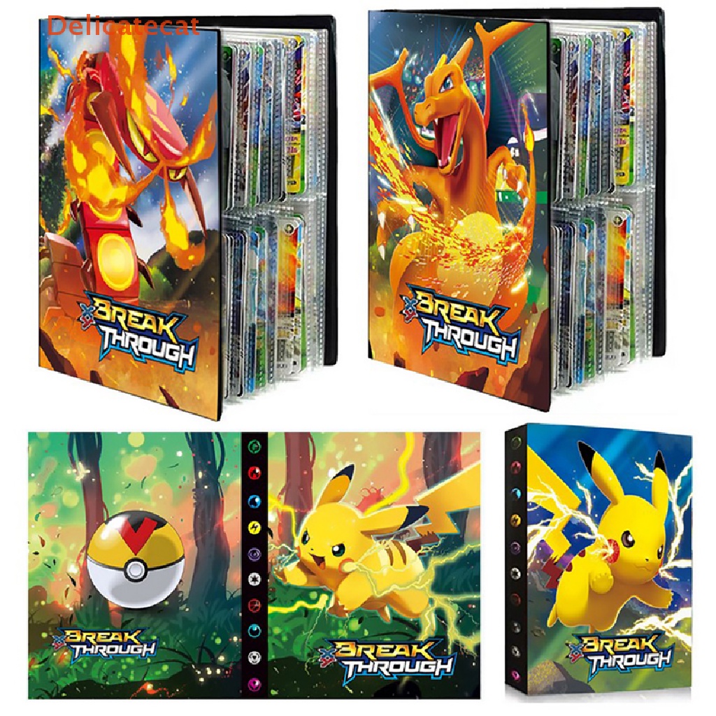 Cuốn Album Sưu Tầm Thẻ Bài Pokemon Hoạt Hình Dành Cho Trẻ Em